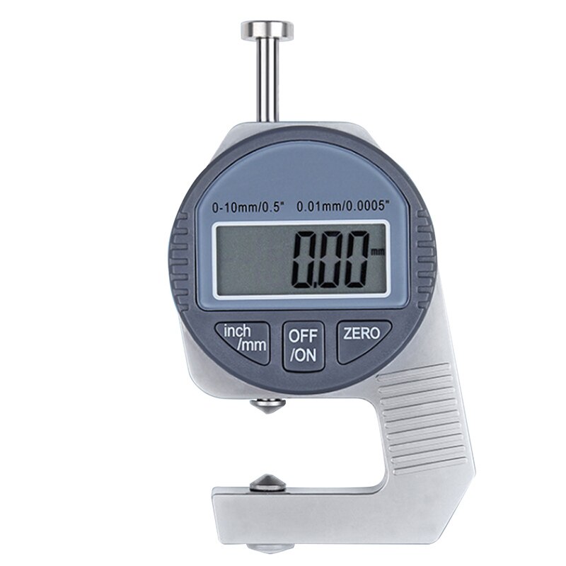 Medidor Digital de grosor de 0,01mm, medidor de 12,7mm de grosor, gran indicador de Dial electrónico LCD, instrumentos de medición de espesor: A3