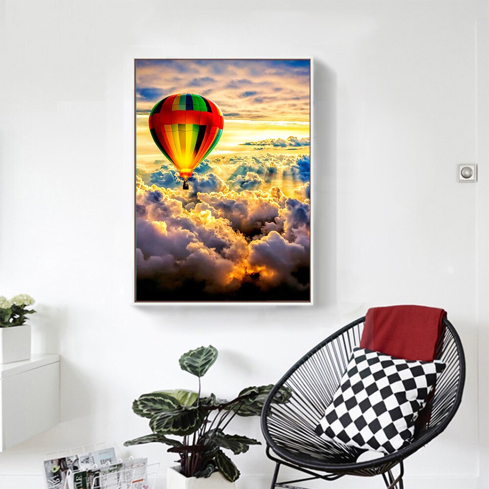 DIY Paint By Number Landscape Picture By Numbers For Adults Modern Wall Art Decors Canvas Painting By Numbers Home Decor