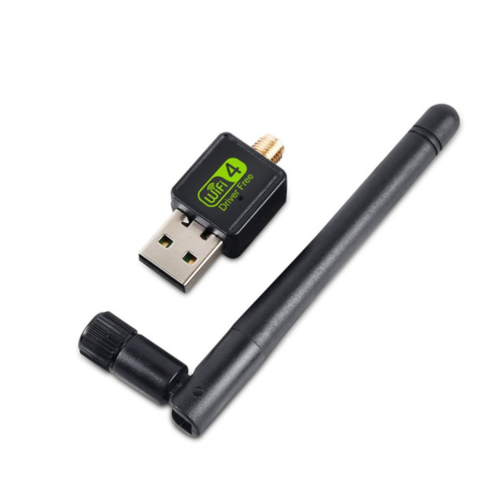 Usb Wifi Adapter 2Db Antena Wi-Fi Usb Adapter Wi-Fi Dongle Wireless Network Card Receiver Wi Fi Lan Ethernet: Default Title