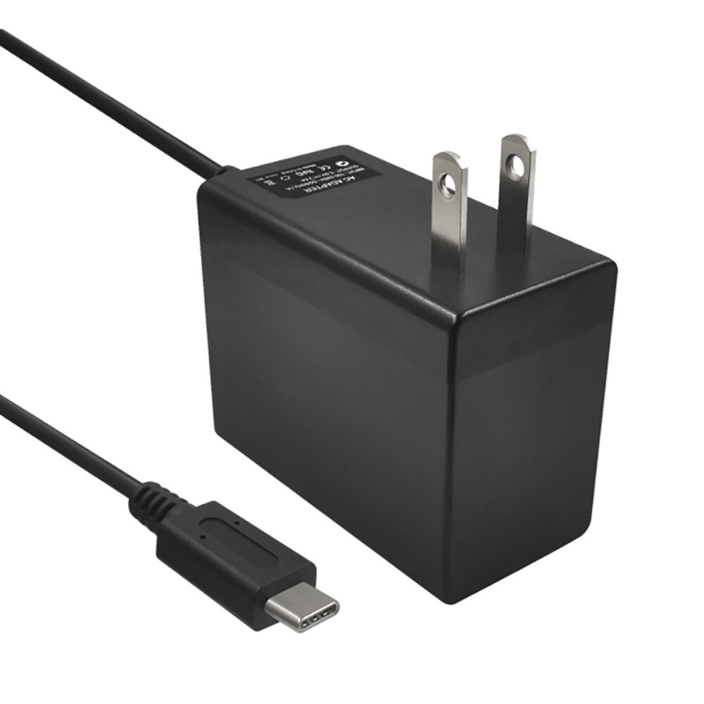 Adaptador de fuente de alimentación USB tipo C, enchufe de la UE/EE. UU., 5V2.4A, para consola de juegos Nintendo Switch NS, 100-240V