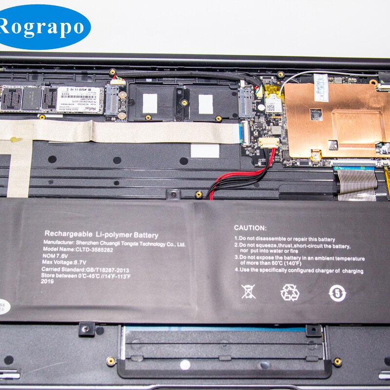 CLTD-3585282 Laptop Battery For Chuwi LapBook Plus 15.6 &quot; CWI539 7.6V 5 Wire Plug
