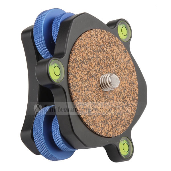 Full Metal Professionele Gradienter Landmeetkundige Camera Statief Hoofd Meting Leveler Niveau Regulator 3/8 Schroef Mount Panoramisch