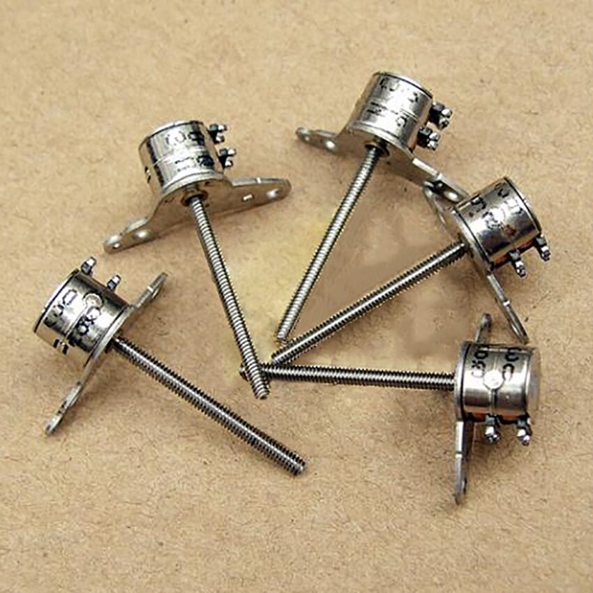 1PC diamater 6mm Micro stepper motor with long pole stepping motors 2 phase 4 wire stepper motor Camera lens adjustable motor