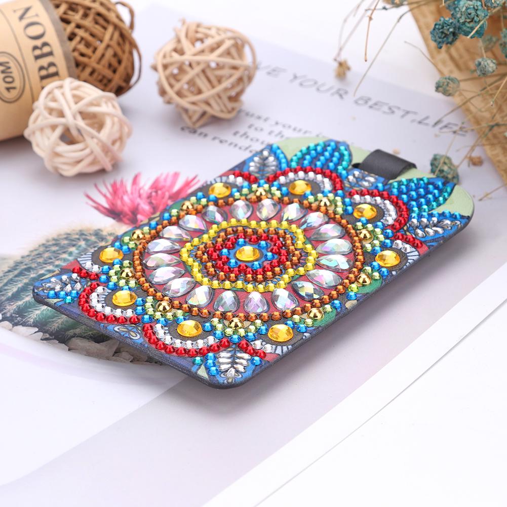 Diamond Painting Luggage Boarding Pass Suitcase Label Butterfly Mandala DIY Special Shape Diamond Embroidery Needlework Craft