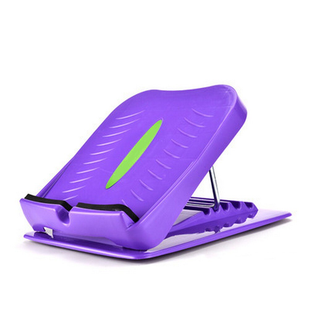 Anti-Slip Adjustable Foot Calf Stretcher Incline Board Body Stretching Tool for Sports Yoga Massage Fitness Pedal Stretcher: purple