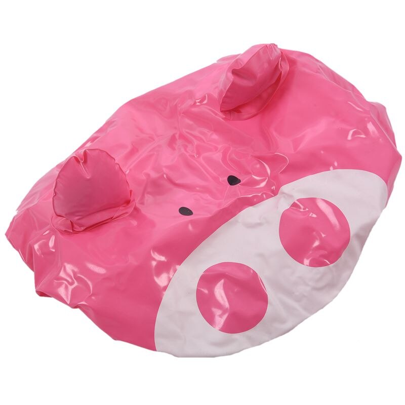 Novelty Animal Waterproof Shower Cap Bath Dry Hair Cover Protector Hat Pink