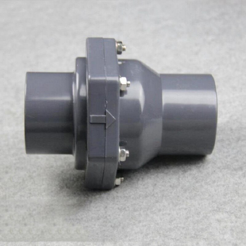 Pvc backventil 50mm inre plastflik kontroll  dn25 dn32 dn40 dn50 ventil universal vertikal horisontell