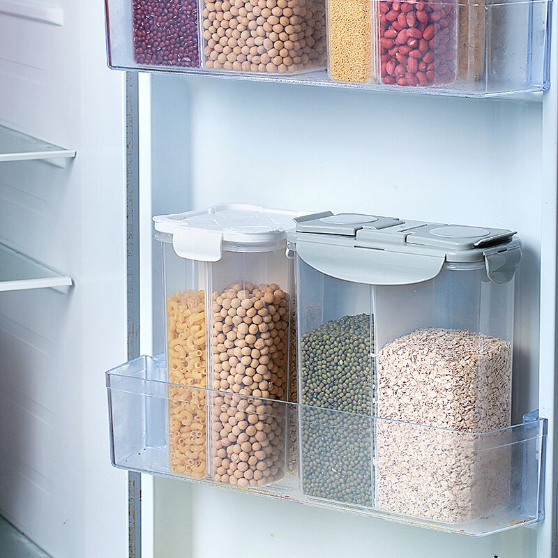 Multi Transparent Four Side Locking Fresh-keeping And Sealed Coarse Cereals Can Snack Box
