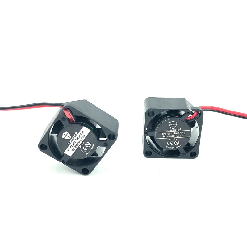 20mm mini fan laptop cooler 12V 5V High speed 19214RPM Silent 2cm micro DC brushless fan Oil Bearing 20x20x10MM