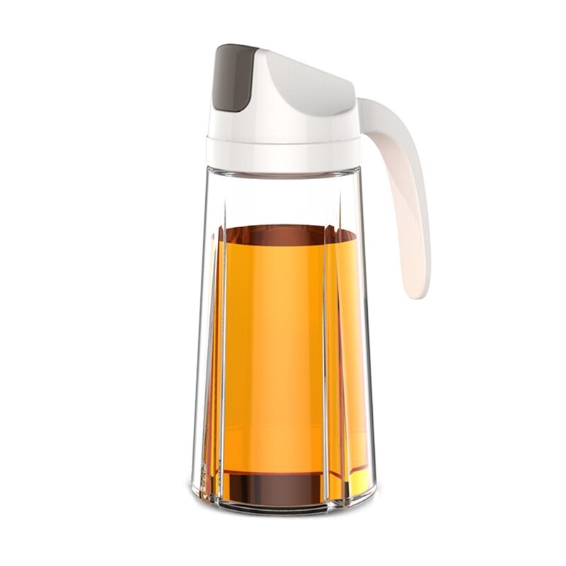 Auto Flip Olive Oil Dispenser Bottle 300ml-630ml Leakproof Condiment Container With Automatic Cap and Stopper Non-Drip for H051: W-630