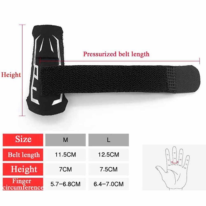 Breathable Finger Splint Wrap Washable Anti-slip Fingers Guard Bandage Protective Cover Brace Support Protector
