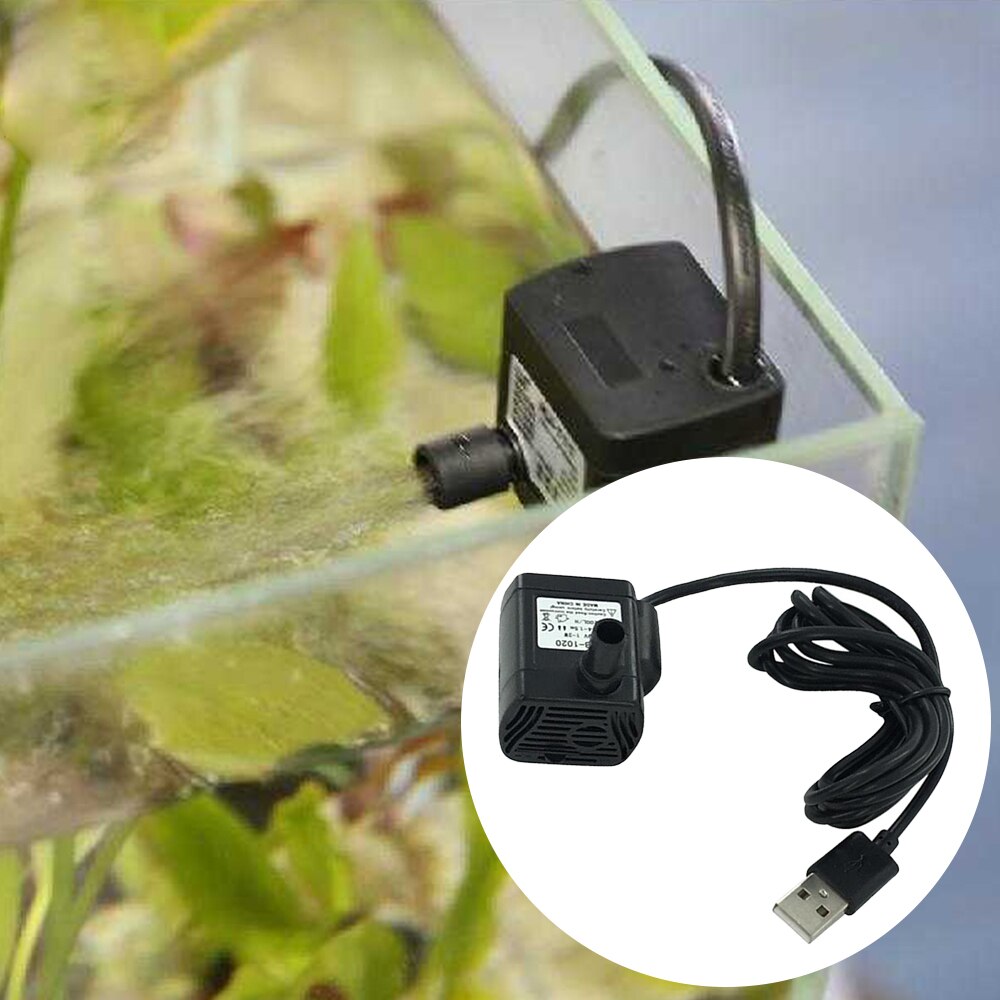 USB Powered Micro Water Pump Submersible Mini Water Dispenser For Aquarium Fish Fountain Small Fish Tank Pet