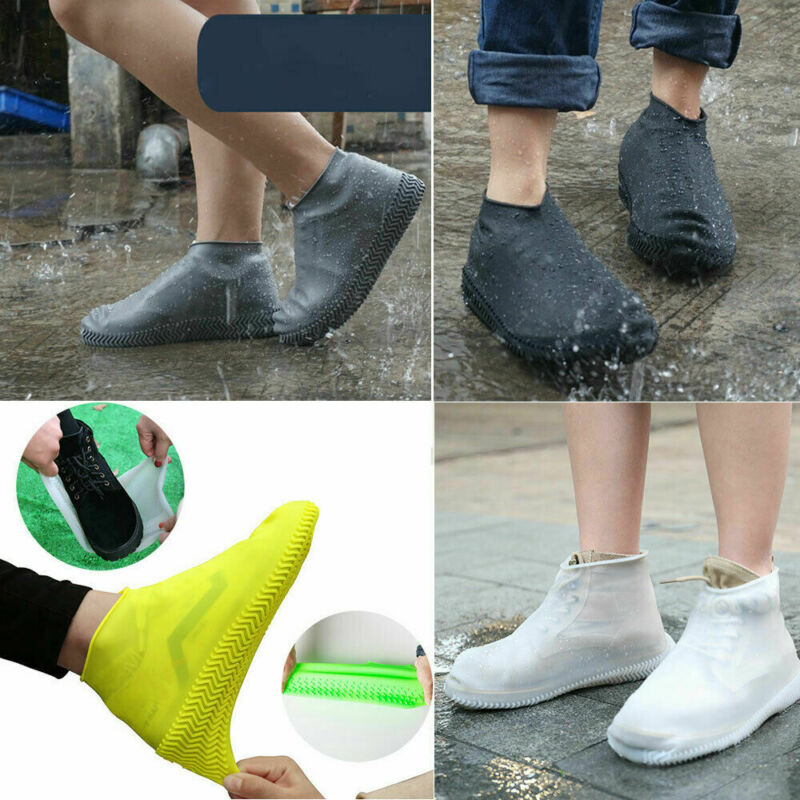 Waterproof Silicone Shoe Cover Outdoor Rainproof Hiking Skid-proof Shoe Covers