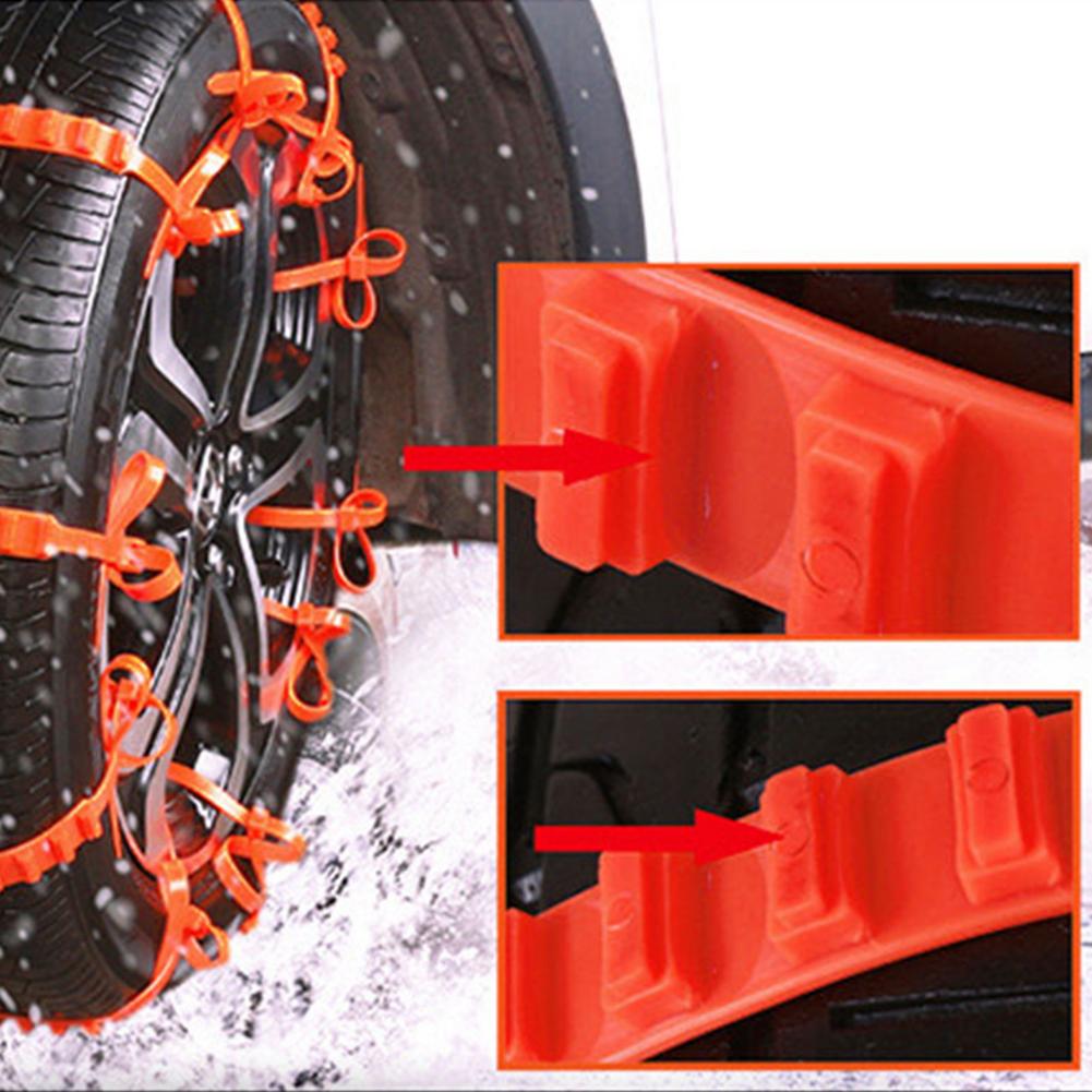 Auto Tire Anti-Slip Ketting Duurzaam Winter Anti-Slip Crawler Voorkomen Slippen Ketting Riem Nylon Driver Veilig auto Lichaam Universele