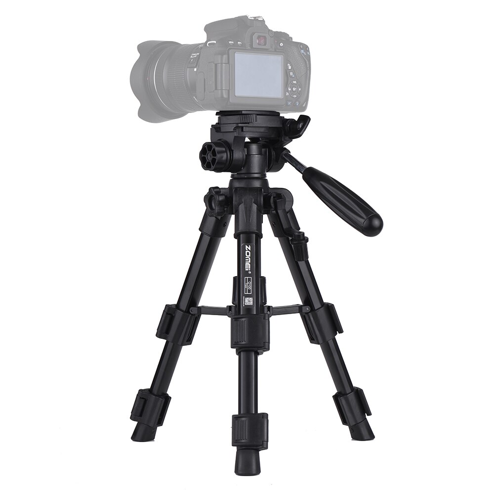 Zomei Q100 Lichtgewicht Mini Reizen Tafelblad Tafel Statief Desktop Camera Statief voor Canon Nikon DSLR Camera Mobiele Telefoon Statief