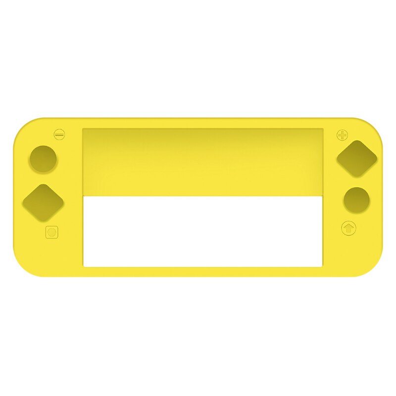 For nintendo switch oled full cover case, silicone soft protective cover, anti-fall shockproof gaming accessory: Yellow