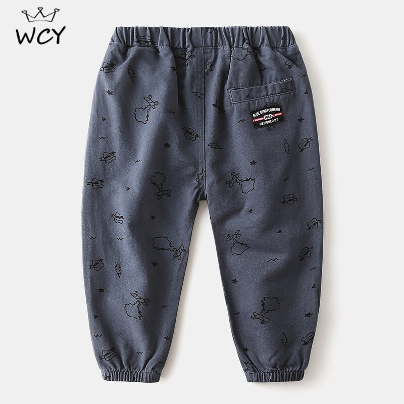 2021 pantaloni per bambini ragazzi moda grigio elastico in vita pantaloni Casual per ragazzi abbigliamento per ragazzi vita bassa pantaloni Harem bambini 3 4 5 6 7 vestiti