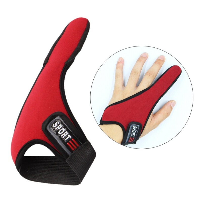 Mar hielo roca mosca pesca solo dedo Protector de pesca guantes de pesca antideslizantes un dedo Surfcasting guante herramienta de pesca