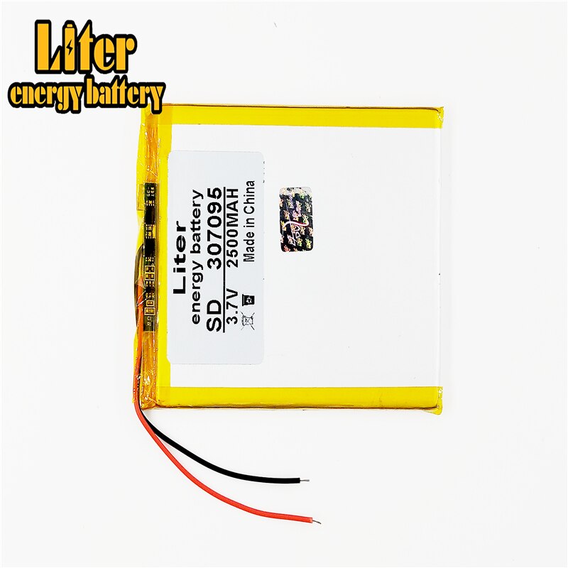 neue batterie 307095 3,7 V 2500mAh Lithium-Tablette Polymer mit Schutz Bord Für PC U25GT