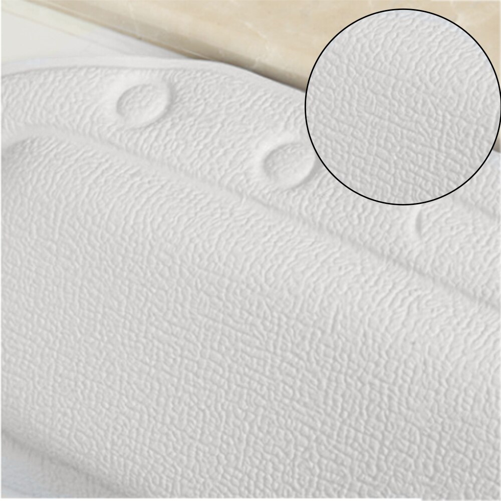 Espuma suave esponja bañera almohada impermeable duchas SPA almohadas de baño reposacabezas con ventosa cuello relaje suministros de baño