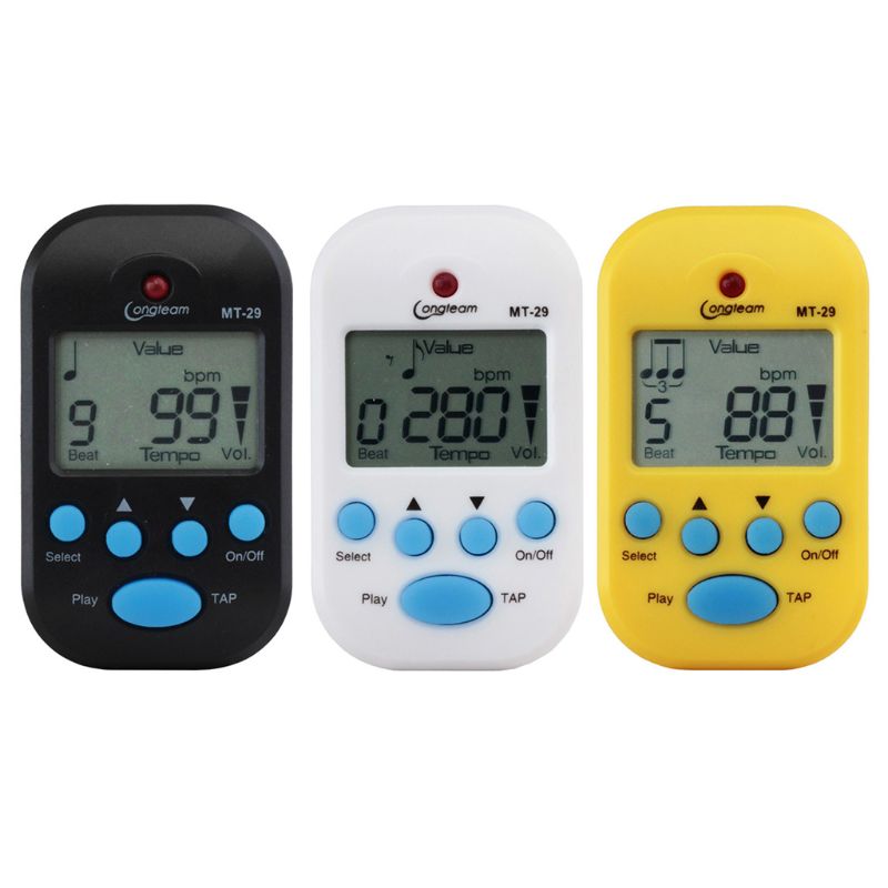 Mini Portable Metronome Piano Zither Guitar Rhythm Device Electric Metronome