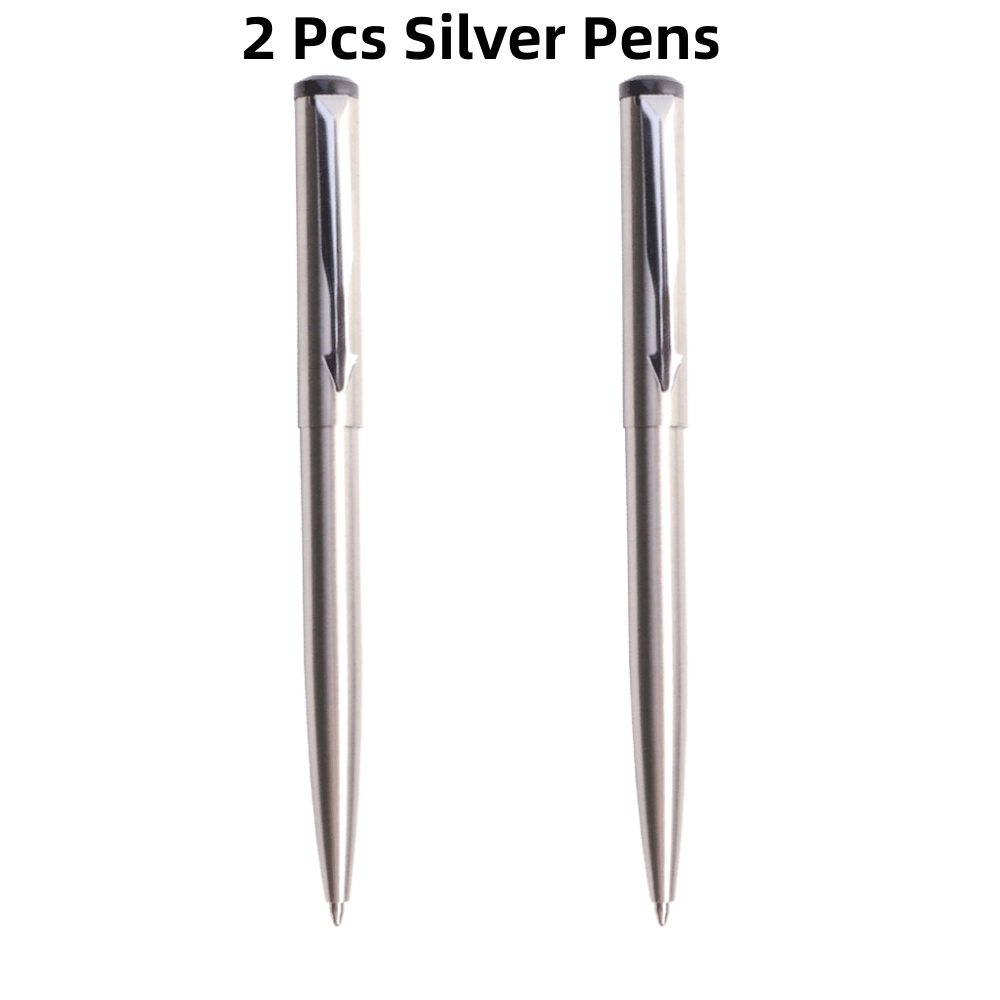 Metal Ballpoint Pen Press Style Commercial Pens For School Office Stationery Supplies Core Automatic Ball Pen: Yellow / black