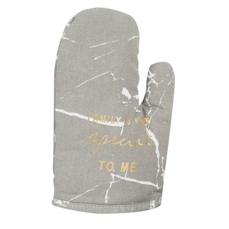 Manoplas de algodón para horno o microondas, para Cocina, Microondas, patrón de mármol, resistentes al calor, antideslizantes, guantes para hornear, 1 ud.