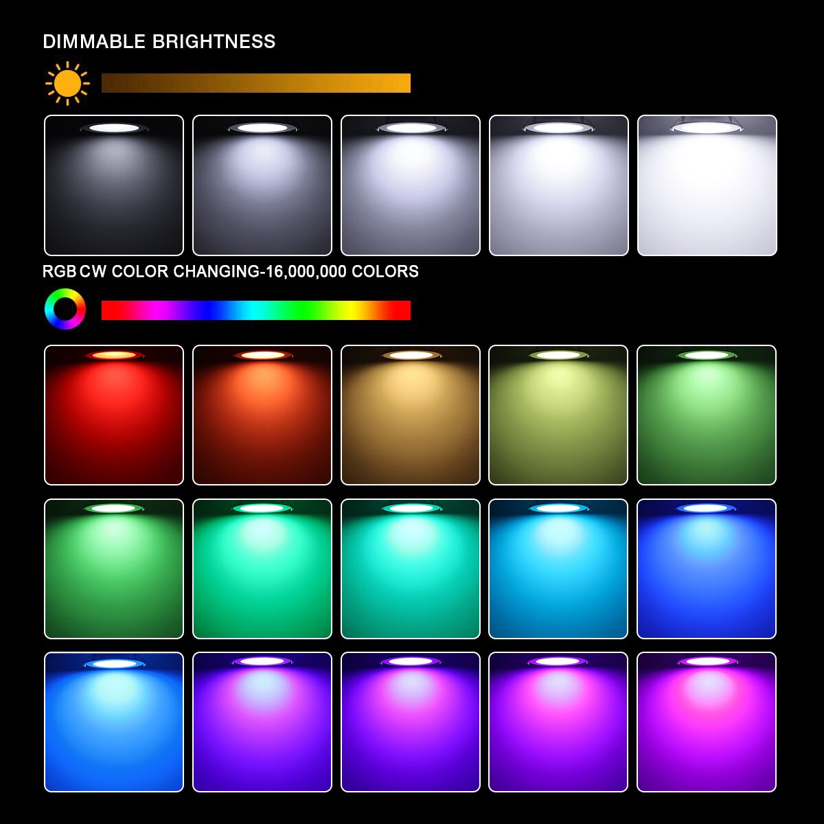 Smart Led Downlight Wifi Spot Light Rgb Keuken Plafondlamp Werken Met Apple Homekit Siri Alexa Google Thuis