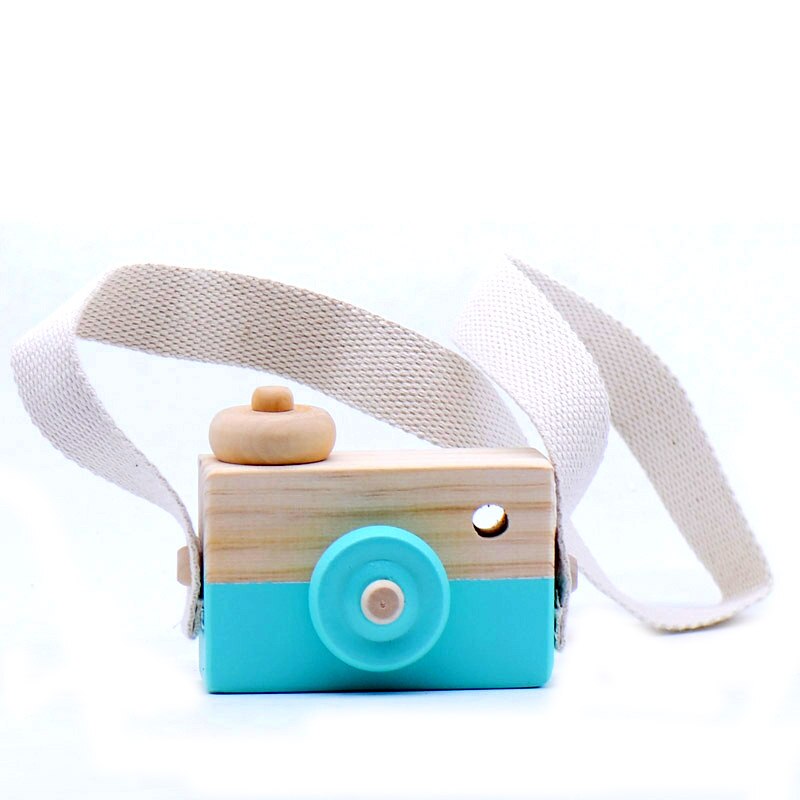 Neugeborenen Fotografie Holz Kamera Baby freundlicher Hängen Kamera Dekoration freundlicher Pädagogisches Spielzeug Geburtstag Weihnachten: D