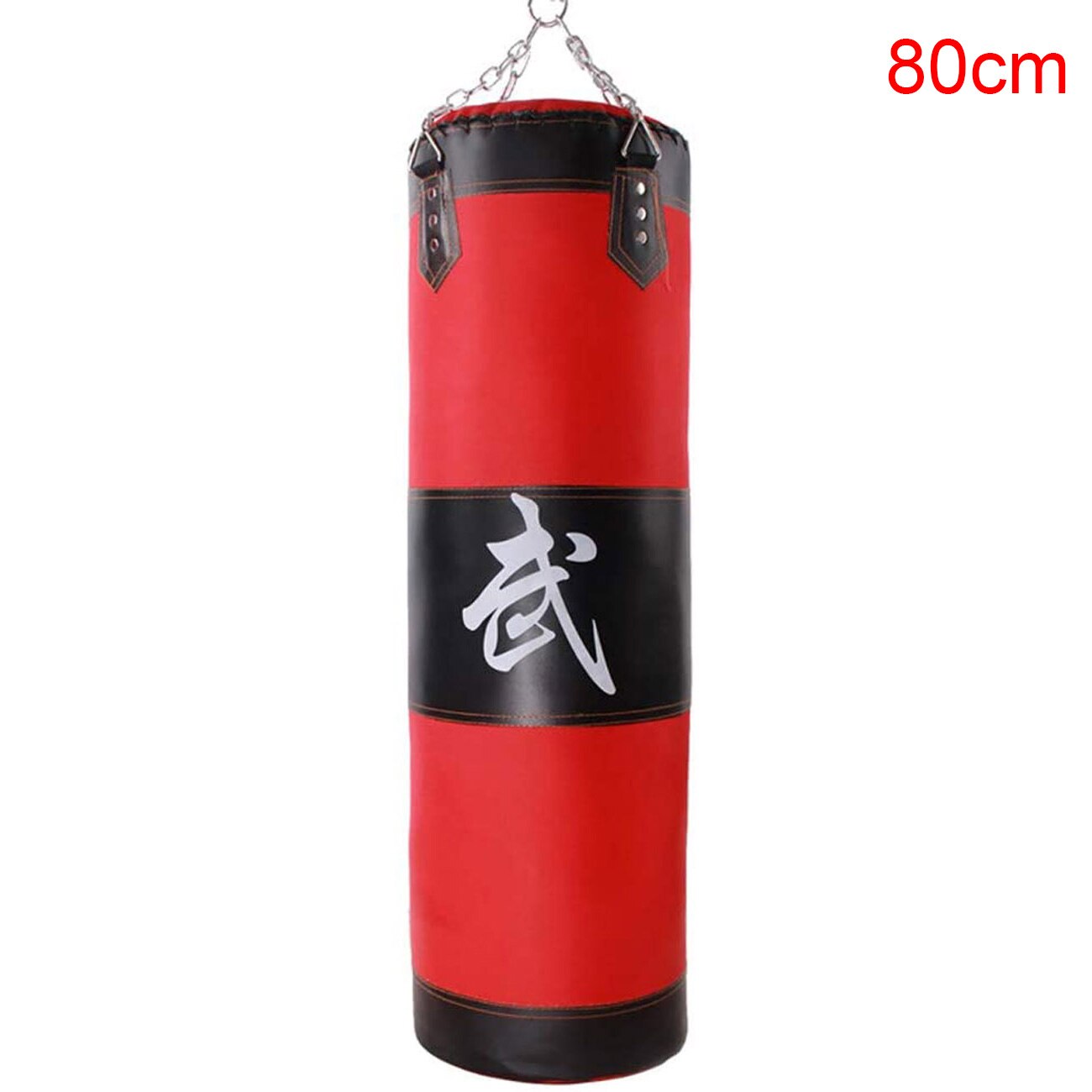 Punching Bag Set, Heavy Boxing Punching Bag with Punching Gloves Heavy Duty Hanging Chains And Mitts Full Set for Kids Adults An: 80cm