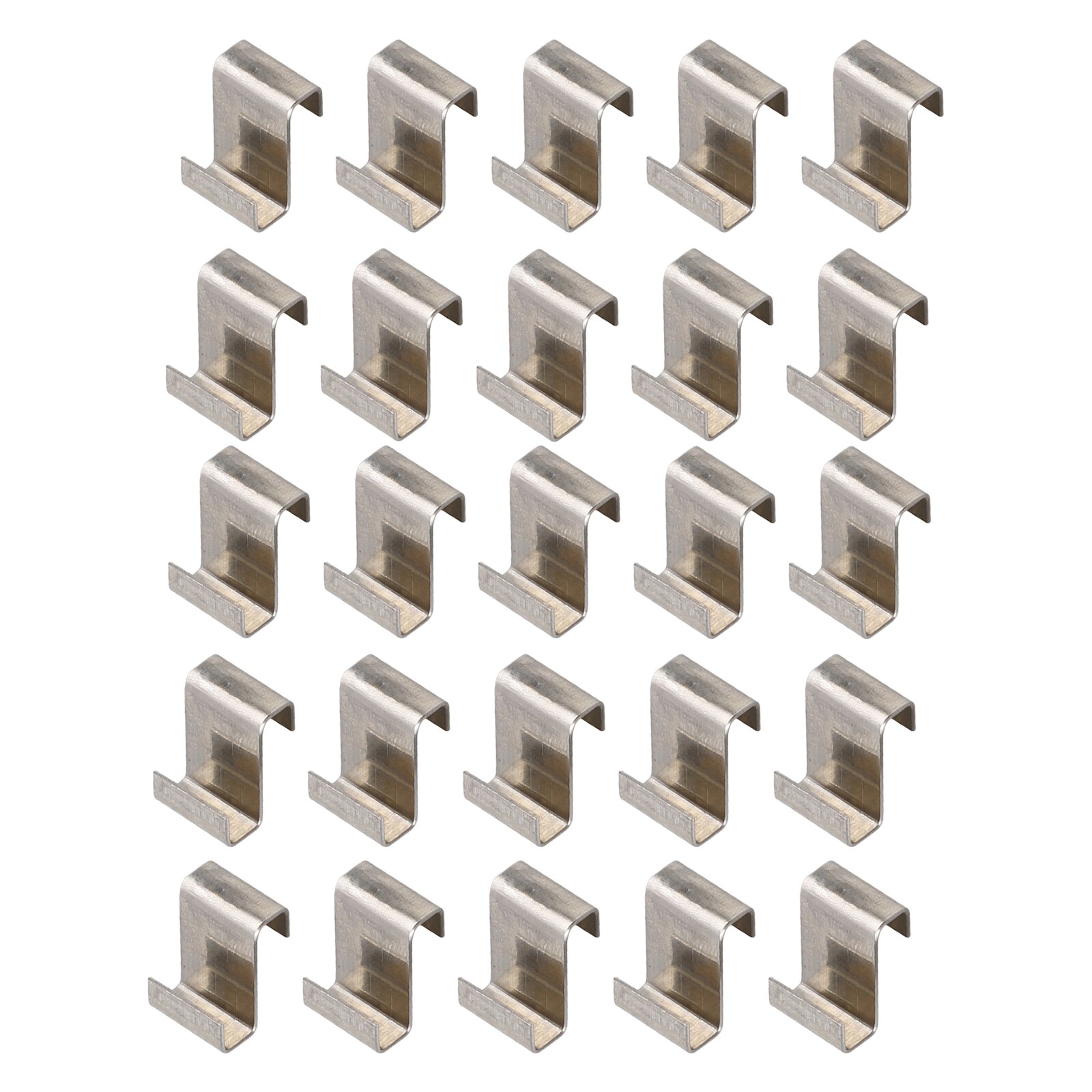 Set of 25 Greenhouse Glass Z Clips Glass Glazing Clips Overlap Spare Parts Greenhouse Glass Fixing Replacement