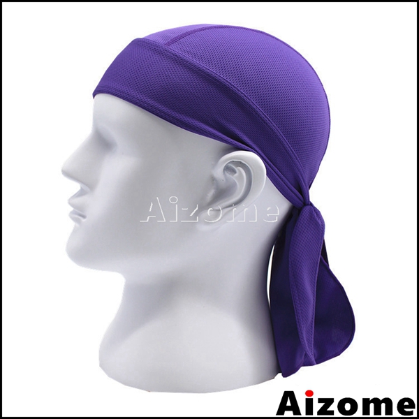 Pañuelo pirata para la cabeza para 1x hombres y mujeres, pañuelo para la cabeza tipo do-rag, pañuelo para la cabeza estilo motociclista, pañuelo para la cabeza estilo hip hop rock.: Púrpura