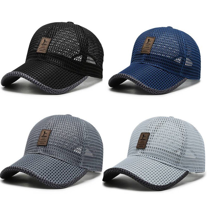 Rijden Vissen Vizieren Cap Ademend Mesh Sport Zomer Hoed Tennis Golf Caps Vrouwen Mannen Streetwear Uv Bescherming Panama