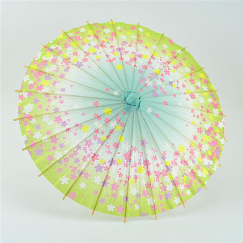 1 Uds paraguas de papel estilo japonés sombrilla para bailar fotografía decoración del hogar