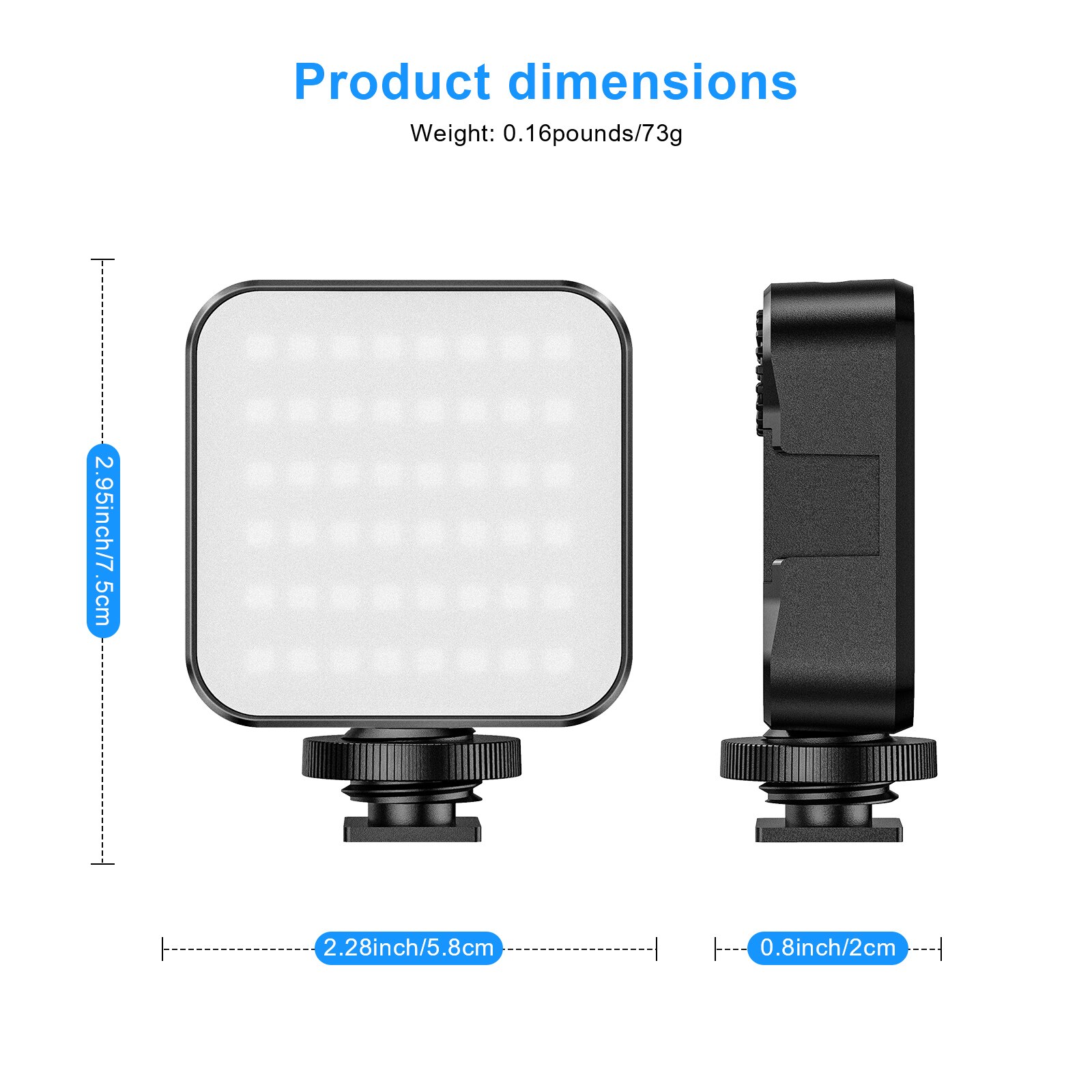 Mini Warm Cold Fill Light Live Led Light Tripod For Video Photographic Lighting Photography Vlog Photo Living Selfie 2000Ahm