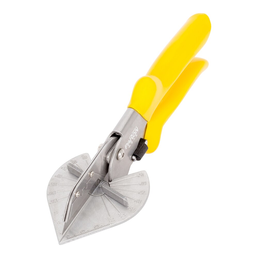 PARON Universal Angle Wire Duct Scissors PVC Trunking Tube Edge Clip 45 Degree to 135 Degree Adjustable Angle Multi Angle Mitre: White