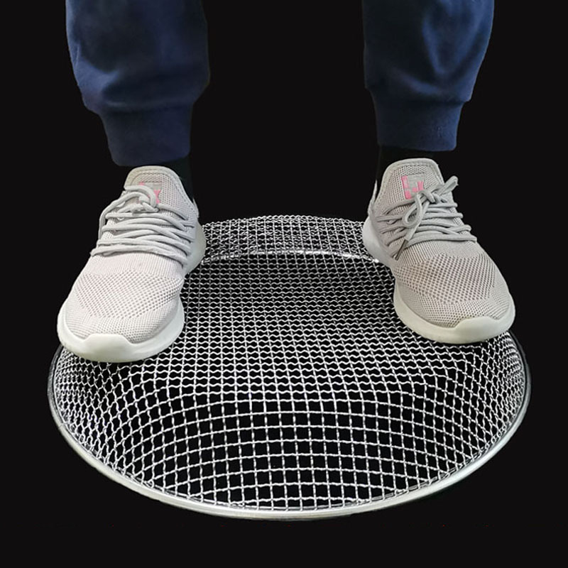 OD52 stainless steel Heavy Duty garden metal fishing Big Soil Sieve Filtration Large Stones Planting Pot Cultivation Tools