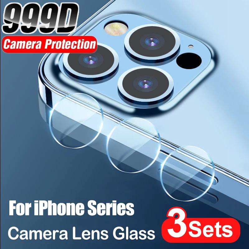Camera Protector Glass For iPhone 13 Mini Pro Max XR 7 Pro Clear Protective Phone Back Camera Lens Glass Protective Cover