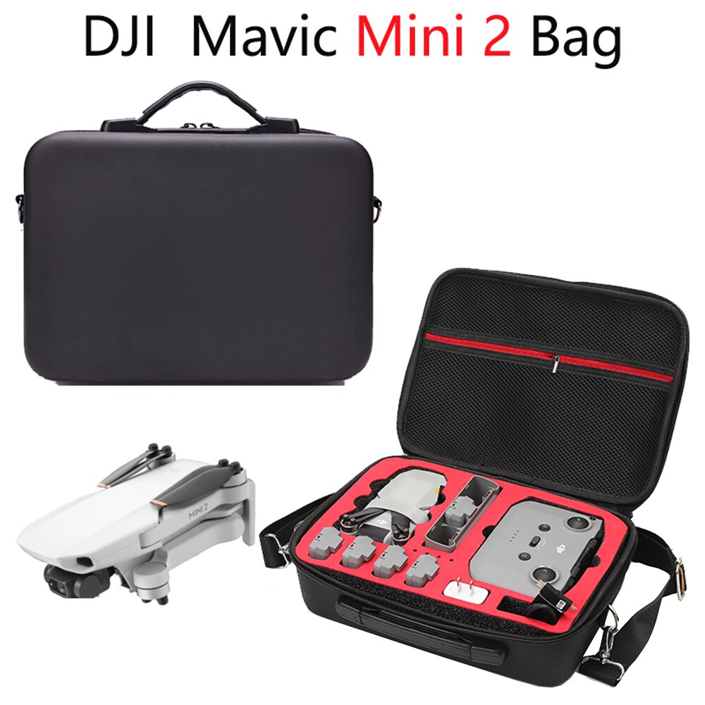 DJI MAVIC Mini 2 Case Bag PU Water Resistant Portable PU Shoulder bag Mini 2 Carry Case DJI Mavic mini 2 Bag Drone Accessories