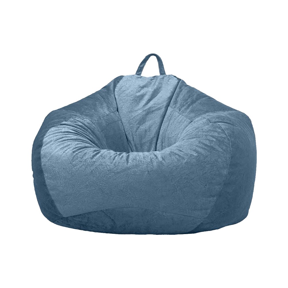 Multifunktion store voksne børn soveværelse sækkestol stol dække stue støvtæt vaskbare bløde kontormøbler dele: Mørkeblå 75 x 95cm