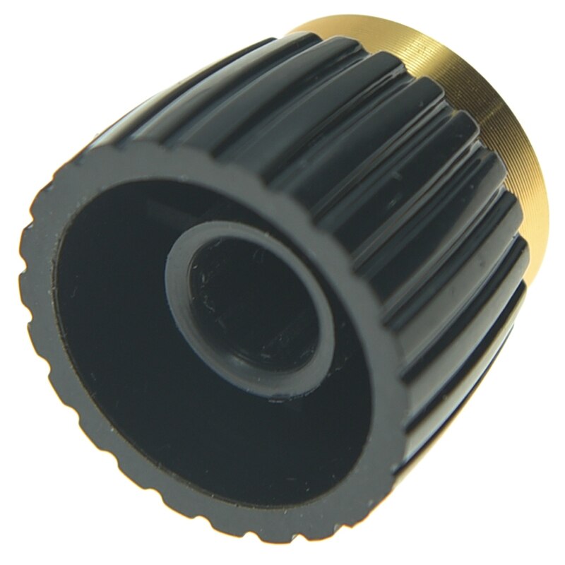 50Pcs Guitar AMP Amplifier Knobs Black With Gold Cap Push On Knob Fits For Marshall AMP