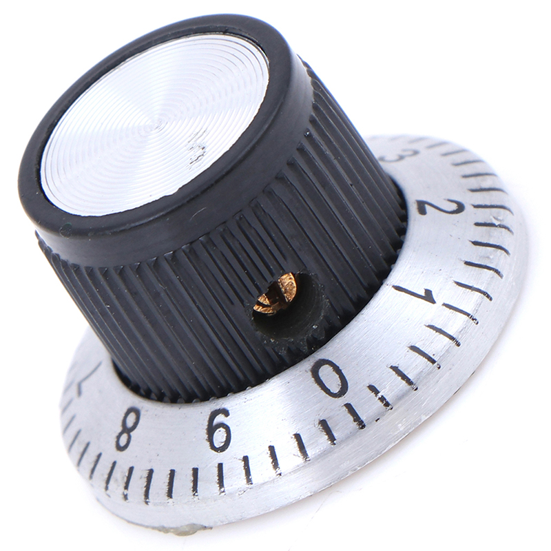 6mm c3 knop med en digital skala metaloverflade potentiometer drejeknap