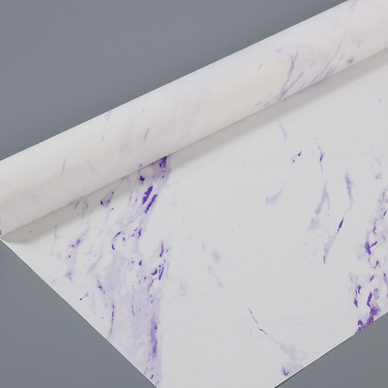 10 PCS/Roll Marmer Patroon Inpakpapier DIY Scrapbook Decoratieve Ambachten Bloem Maken Boeket Inpakpapier: D