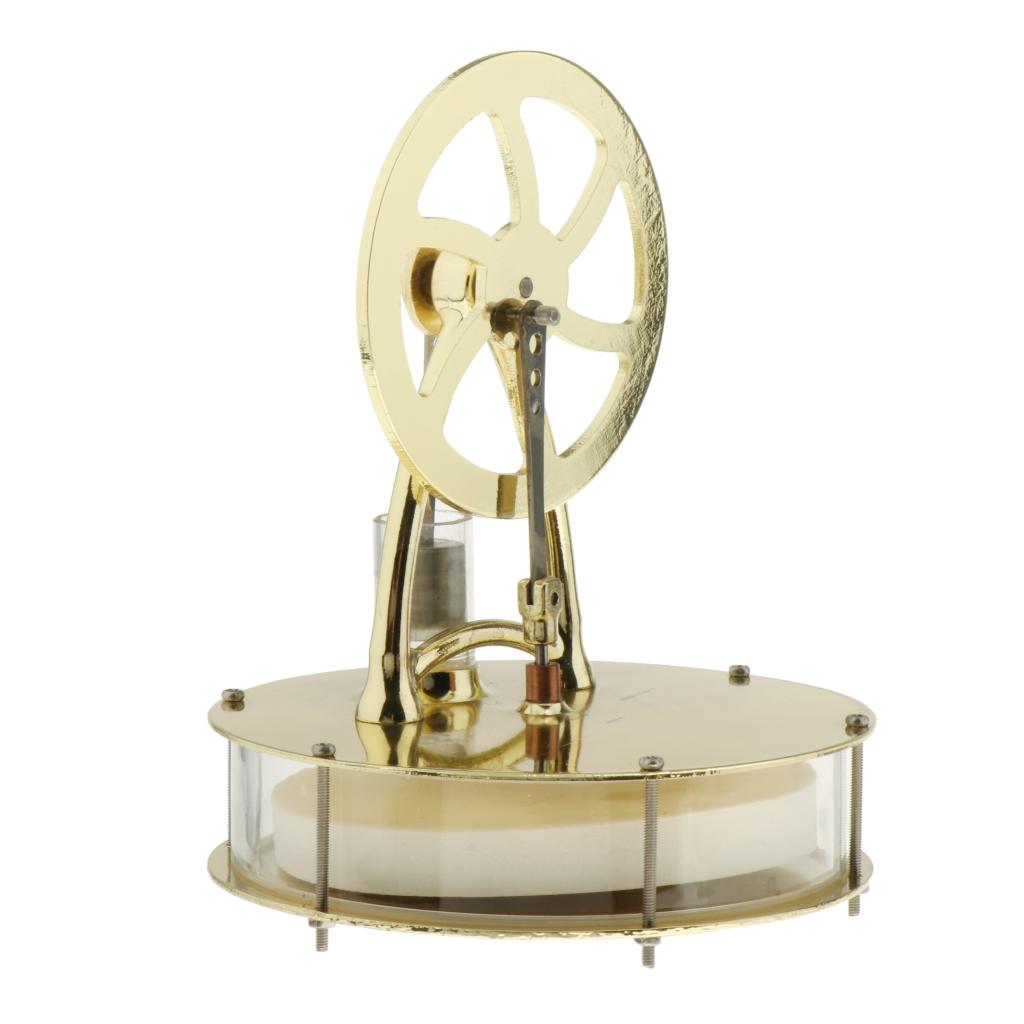 Low Temperature Stainless Steel Stirling Engine Education Toy Model Run Off the