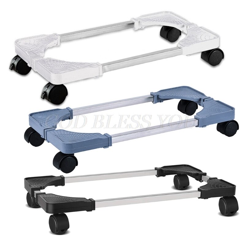 Mobile CPU Stand Computer Tower Holer with Locking Caster Wheel & Adjustable Width Fits Most Gaming PC Under Home Office