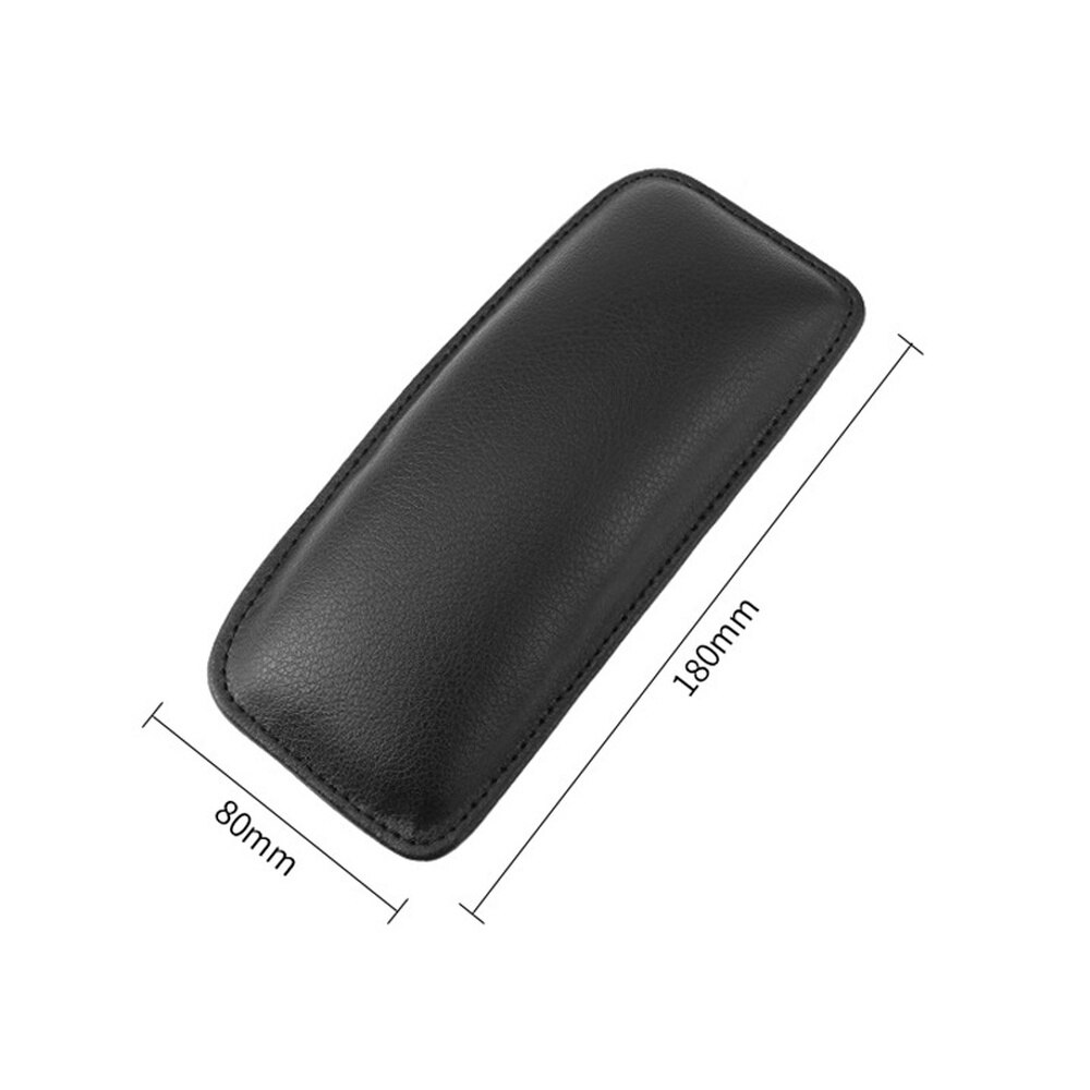 Genouillère en cuir pour voiture intérieur oreiller confortable élastique coussin mémoire mousse universelle cuisse soutien accessoires 18X8.2cm