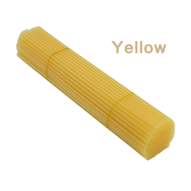 100 stk/parti gul farve nylon pa bindende nitterør 4.8 x 300mm revitterende bindemaskine leverandører
