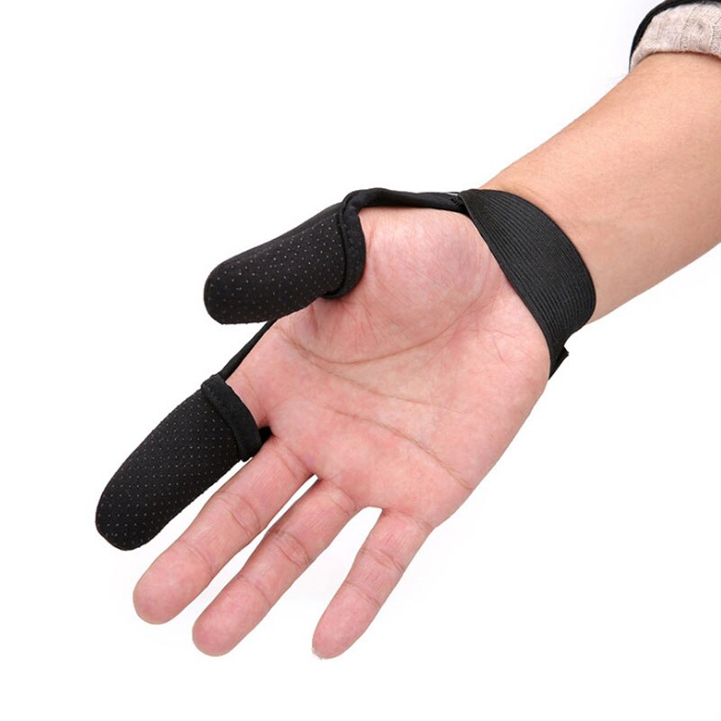 Guante Protector de Pesca para el dedo, 2 dedos de protección, para hombre, para Surf, pesca con mosca, antidesgaste, transpirable, accesorios de aparejos