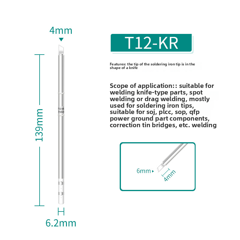 T12 Soldering Iron Tips Welding Tools Electric Soldering Iron For Hakko FX951 T12 Soldering Station Kits: Yellow
