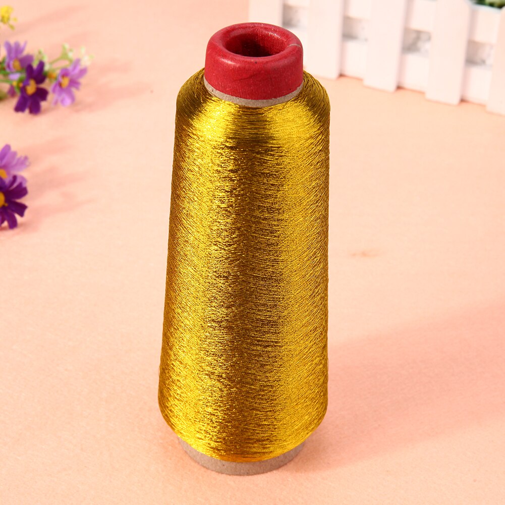 Gold Sliver Computer Cross-stitch Thread Sewing Thread Line Textile Metal Wire Yarn Woven Line Supplies for Home Use